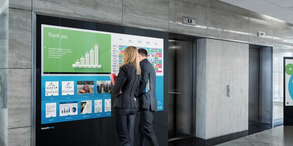Digitales Schwarzes Brett im Zeitalter von Visitor Management und Digital Signage