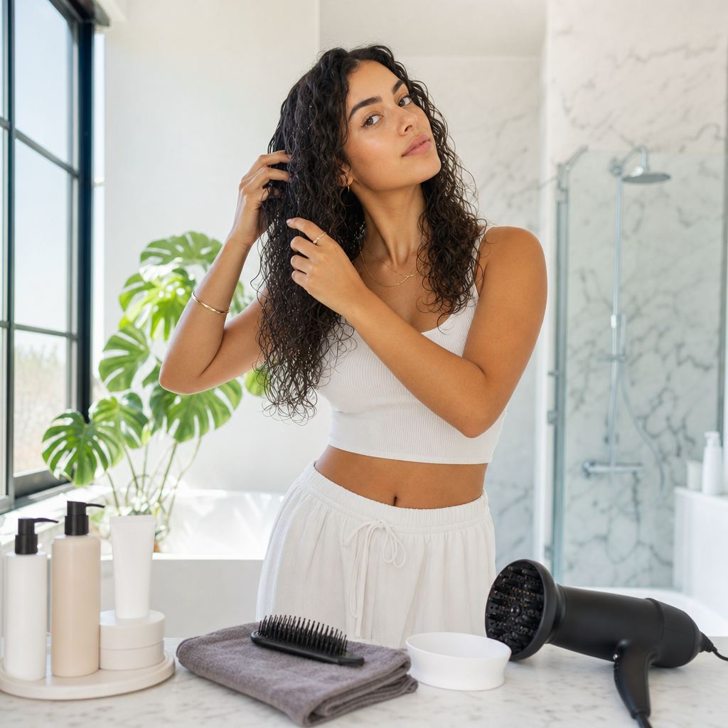 Wie moderne Lockenroutinen den Morgen im Bad smarter machen